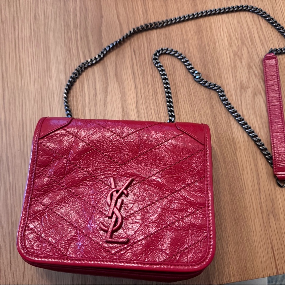 Yves Saint Laurent Mini Niki Leather Handbag